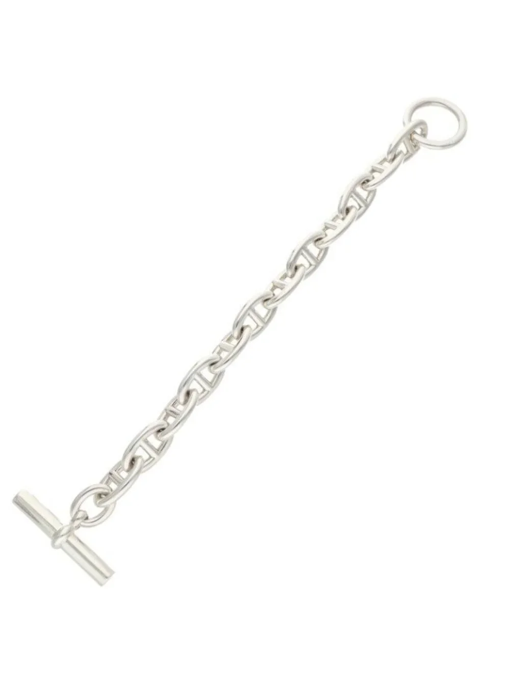 Hermes Chaine D'ancre GM Silver Bracelet
